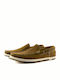 Damiani 350 Men's Leather Loafers Tabac Brown