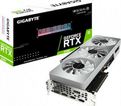 Gigabyte GeForce RTX 3080 10GB GDDR6X Vision OC Rev 2.0 Κάρτα Γραφικών PCI-E x16 4.0 με 2 HDMI και 3 DisplayPort
