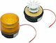 Blow Far Auto LED 12V Impermeabil 10cm cu Portocaliu Iluminare