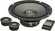 PowerBass Σετ Ηχεία Αυτοκινήτου Διαιρούμενα 6.5" με 75W RMS (2 Δρόμων)