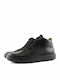 319 Leder Schwarz Herrenstiefel