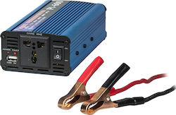 Tele T-39908 Inverter Αυτοκινήτου Τροποποιημένου Ημιτόνου 600W για Μετατροπή 12V DC σε 230V AC με 1xUSB