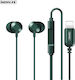 Remax RM-512i In-ear Handsfree με Βύσμα Lightning Πράσινο