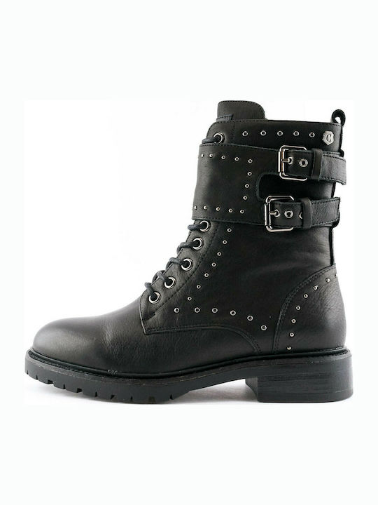 67565 Ghete dama din piele Negru