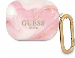 Guess Marble Collection Silicone Case with Hook...