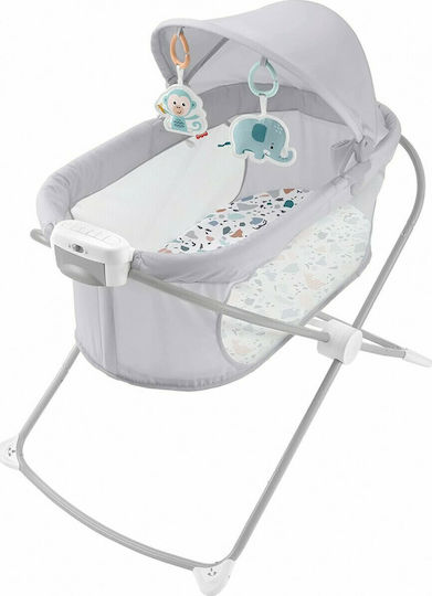 Fisher Price Λίκνο με Ρόδες Γκρι