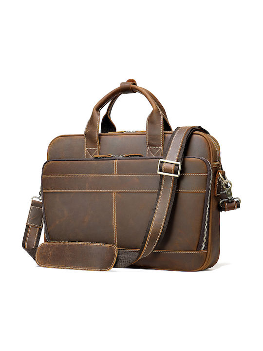 Cardinal Leather Men's Briefcase Brown