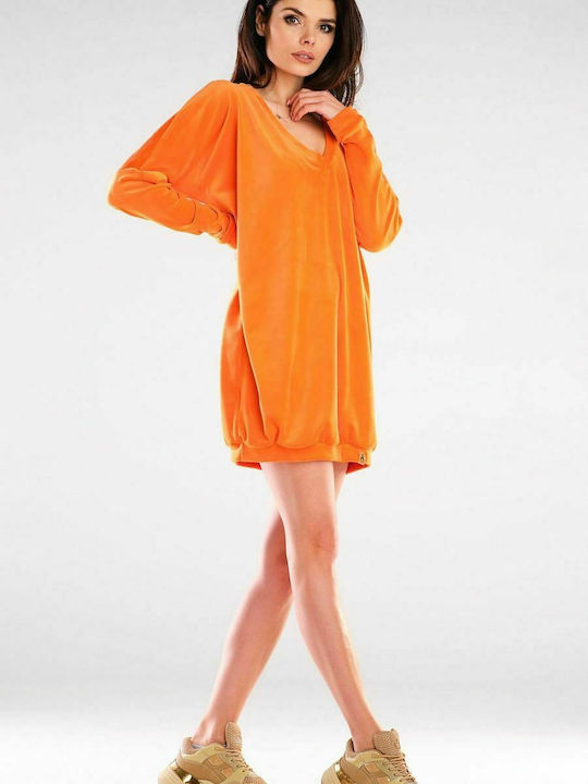 Awama Mini Dress Orange