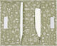 Little Dutch Θήκη για Πάνες Wild Flowers Πράσινο 25x31cm