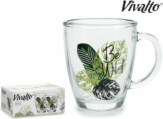 Vivalto Be Wild Becher Glas Transparent 320ml