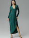 Figl M636 Maxi Rochie de Seară Verde 126214