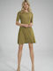 Figl M751 Mini Dress Khaki 154736