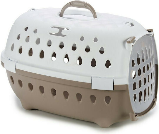 Stefanplast Travel Chic Dog Transport Cage Beige 50x34x34cm