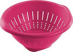 Plastic colander 14*30cm fuchsia