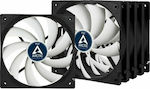 Arctic F12 Ventilator Carcasă 120mm cu Conexiune 3-Pin 5buc