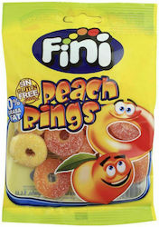 Fini Confectionery Rings with Flavor Peach Gluten Free 1pcs 100gr