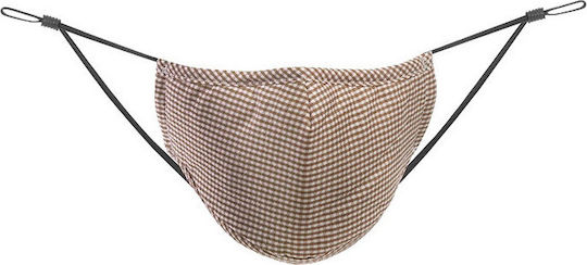 SPM Cotton Reusable Face Mask with Adjustable Straps Protective Mask Fabric Beige DB8125 1pcs