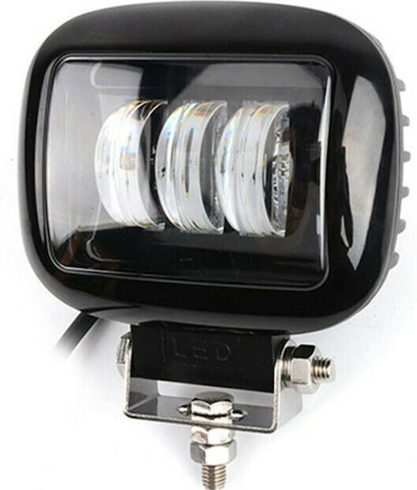 Autoline Squareς Waterproof Headlights Car Universal 10 - 30V 30W 6cm 1pcs