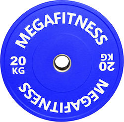 MegaFitness Bumper Δίσκος Bumper Ολυμπιακού Τύπου Λαστιχένιος 1 x 20kg Φ50mm