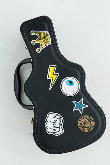 Suck Uk Rockstar Неръждаемо стоманено детско контейнерче за храна Черен x x 8.1cm