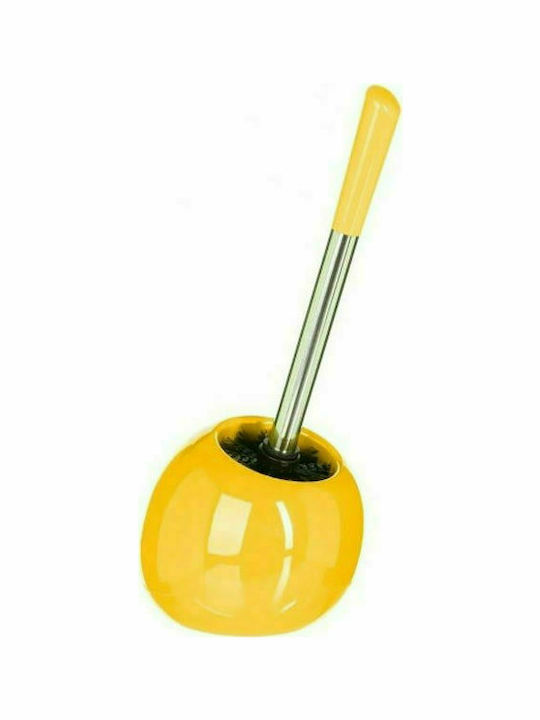 Aria Trade 100143 Ceramic Toilet Brush Yellow