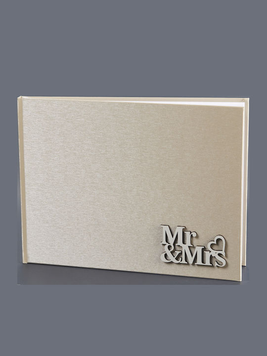 Nuova Vita Wedding Wish Book Gold 27 x 20cm