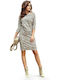 Numoco Mini Dress Leopard