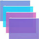 ErichKrause Folder Transparent with Zipper for Paper A4 (Μiscellaneous colours)