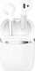 Fineblue J1 Pro Earbud Bluetooth Handsfree Earphones with Sweat Resistance and Charging Case White