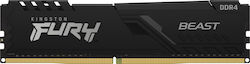 Kingston Fury Beast 8GB DDR4 RAM with 3200 Speed for Desktop