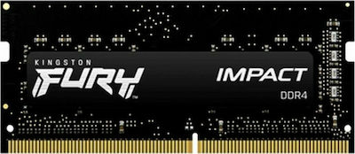Kingston Fury Impact 8GB DDR4 RAM cu Viteză 2666 pentru Laptop