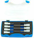 Unior Socket Set Torx 192/17 Long Walnut with Torx Head and Socket 1/2'' T20 / T25 / T27 / T30 / T40 / T45 / T55 7pcs