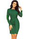 Numoco Mini Evening Dress Green