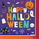 Halloween Friends Napkins Multicolored for Halloween Party 33x33cm 16pcs