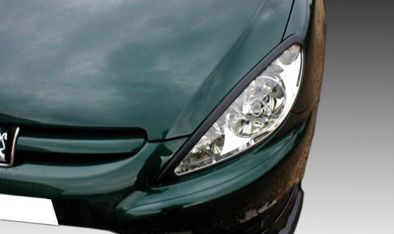 Motordrome Front Headlights Eyebrows for Peugeot 307 2001+ FR