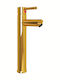 vidaXL Mixing Tall Sink Faucet Gold