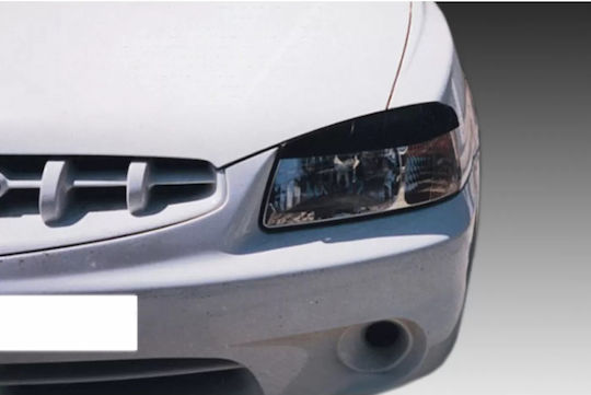 Motordrome Front Headlights Eyebrows 1999-2005 for Hyundai Accent