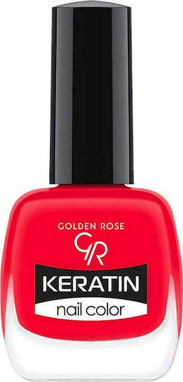 Golden Rose Keratin Glanz Nagellack Orange 35 10.5ml
