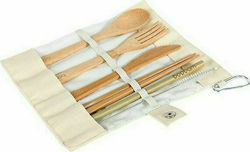 Boobam Boobamtensils Cutlery for Camping Beige Cutlery Set