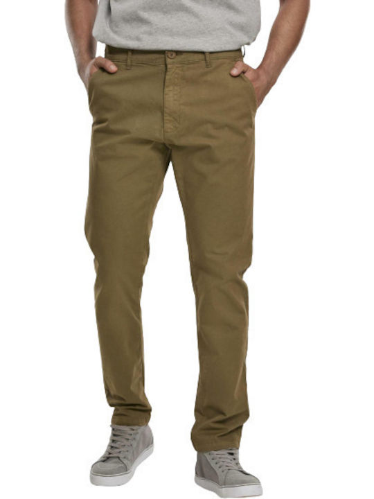 Pantaloni Chino Elastic cu Croială Normală Summer Olive