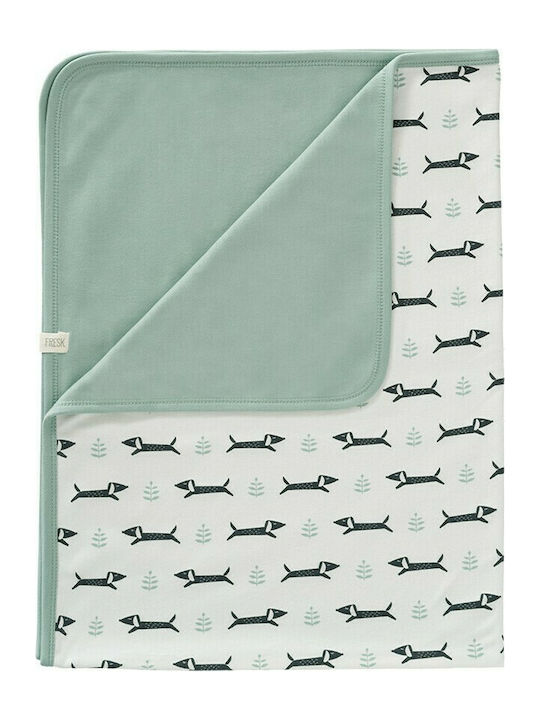 Fresk Babydecken Wickeltücher für Kinderzimmer Dachsy 80x100cm