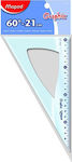 Maped Γεωμετρικό Τρίγωνο Πλαστικό Διάφανο 21cm