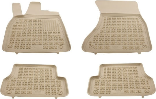 Rezaw Plast Set of Front and Rear Mats 4pcs Tray Type for Audi A6 / A7 2012+ Beige