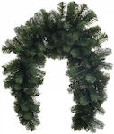 Inart Christmas Garland Green 25x25cm 2pcs