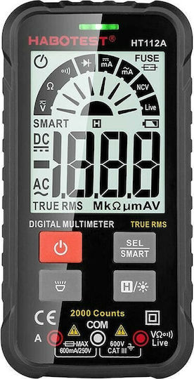 Habotest Digital Multimeter True RMS with AC / DC / Resistance Measurement HT112A