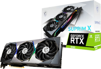MSI GeForce RTX 3080 10GB GDDR6X Suprim X LHR Grafikkarte