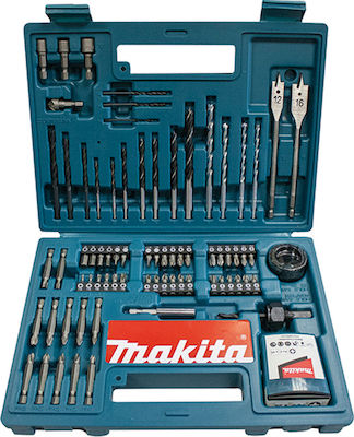 Makita Set of 100 Drills HSS with Cylindrical Shank