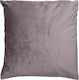 Viopros Sofa Cushion 230 from Velvet Grey Grey 60x60cm.