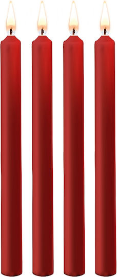 Shots Ouch! Parafin Teasing Wax Candles Large 4-pack Κερί για Μασάζ 4τμχ