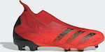 Adidas Predator Freak .3 LL FG Ψηλά Ποδοσφαιρικά Παπούτσια με Τάπες Κόκκινα